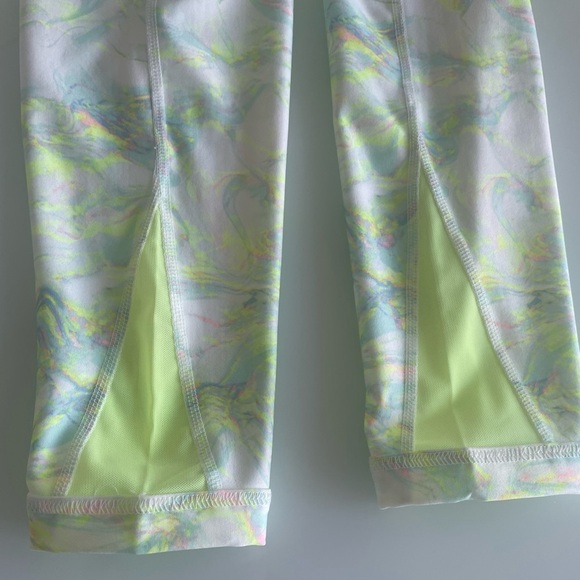 Xersion Girls Leggings Size Large 12Reg Multicolor Quick Dry Elastic Waistband - Picture 2 of 10